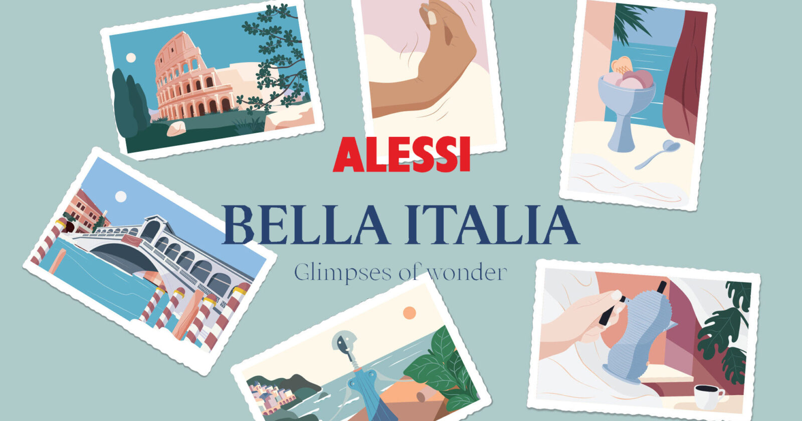 Alessi bella italia postal cards